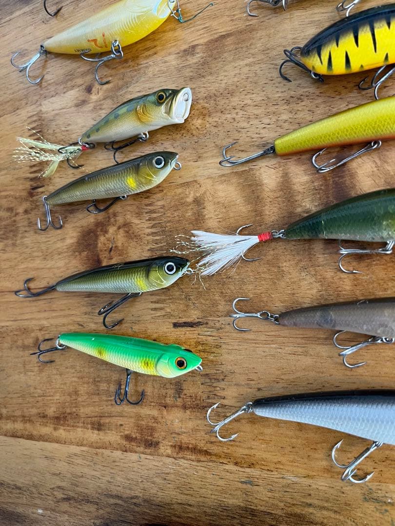 メガバス等　ルアー27点セット　ドッグX パロット入り