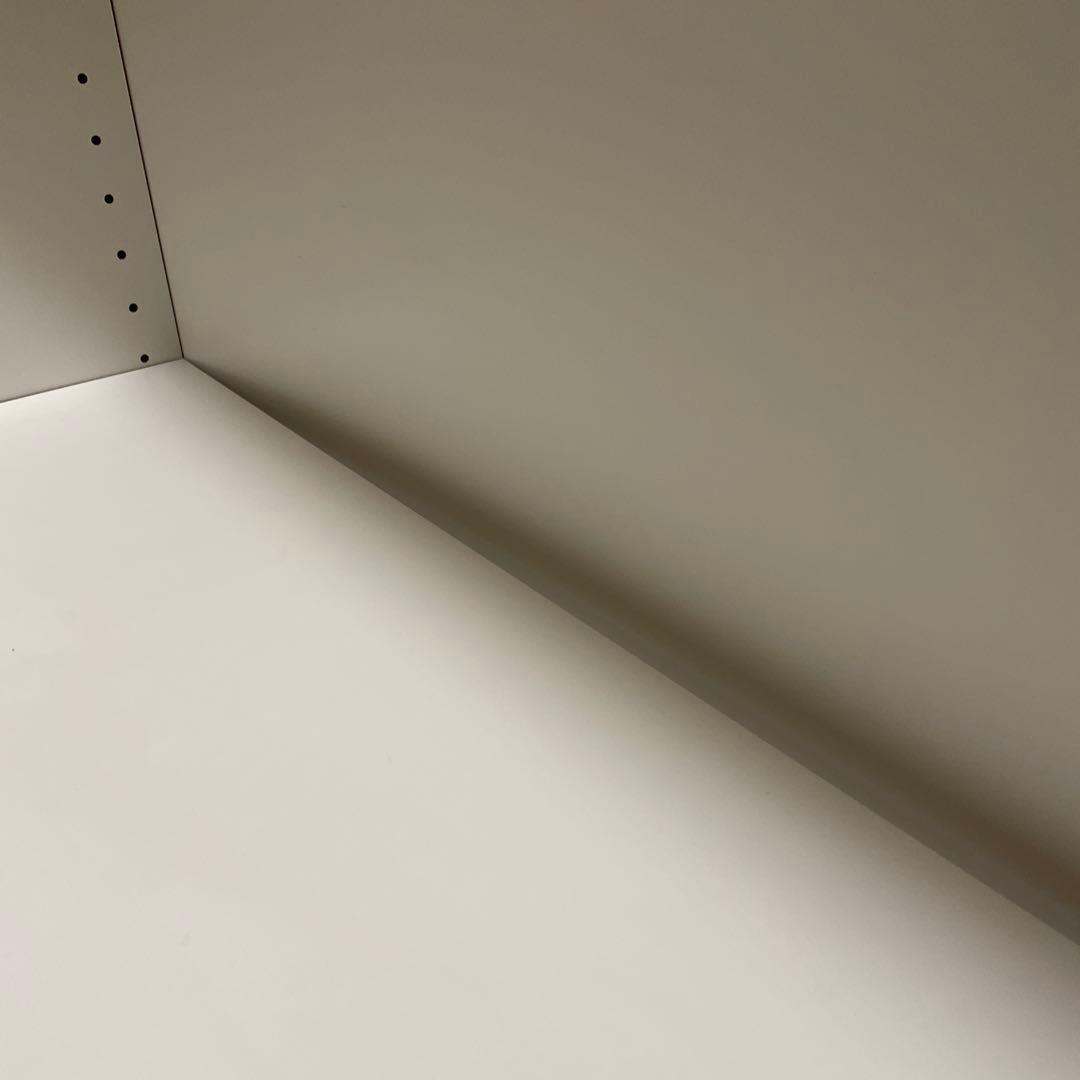 ホワイト 6段本棚 木製