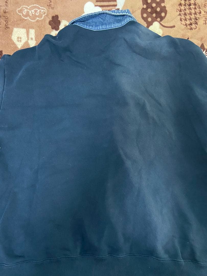 トップス Supreme Denim Collar Half Zip Sweatshirt