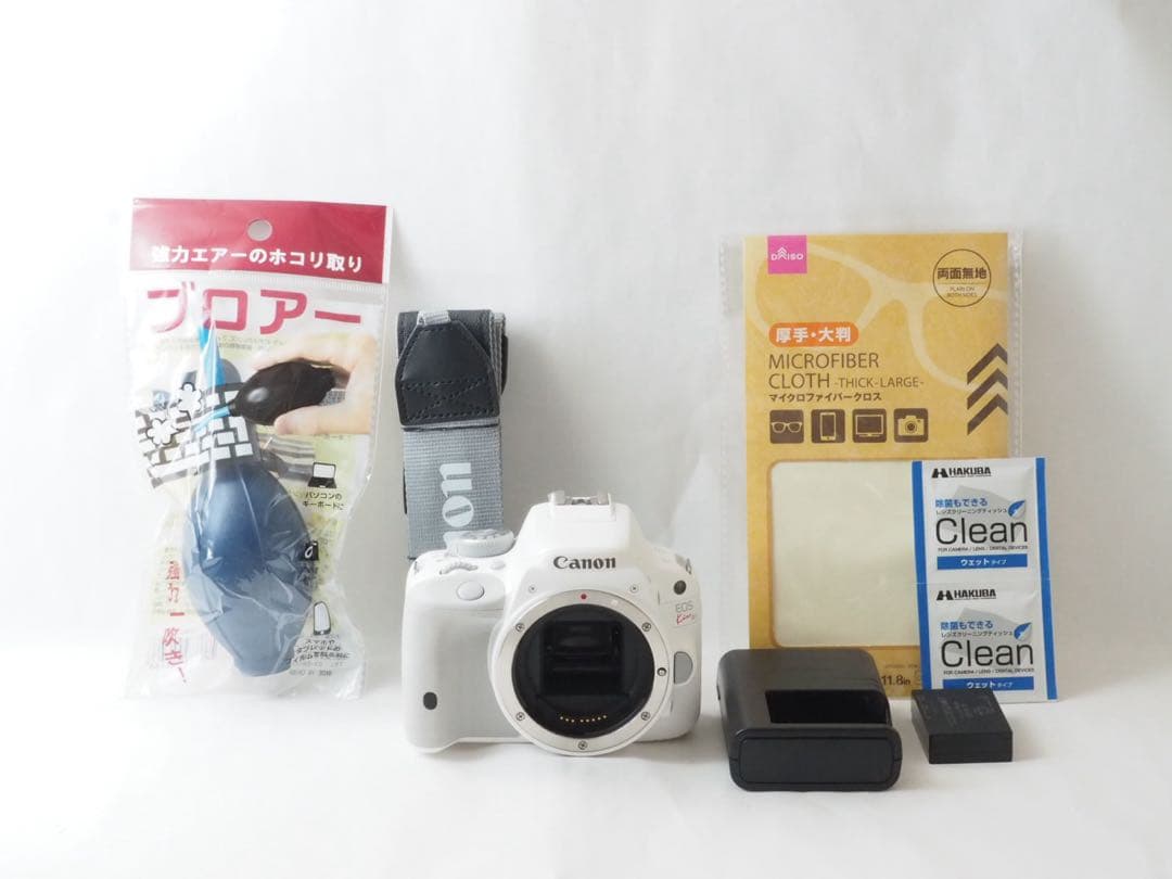 【美品】スマホへ転送も可能❤️希少な白 キャノンKissX7❤️標準レンズセット