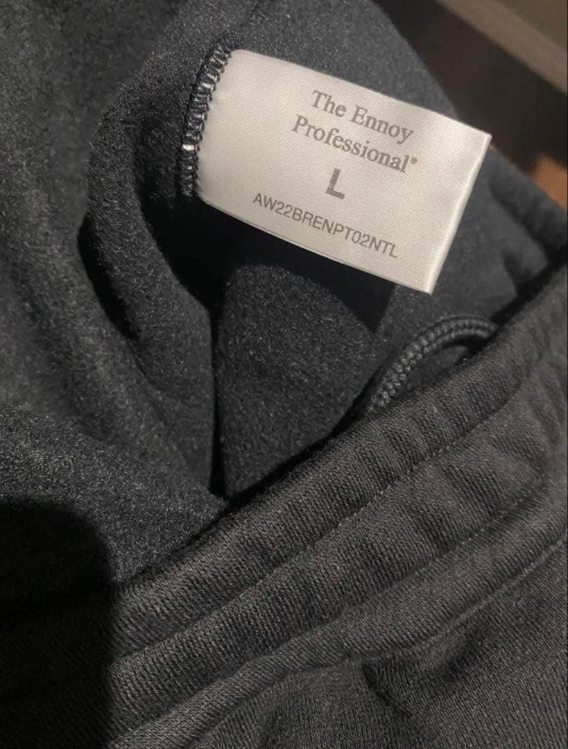 The Ennoy Professional スウェットセット ブラック