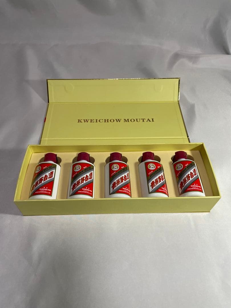 貴州茅台酒 KWEICHOW MOUTAI 53% 50ml×5本 箱付き未開封