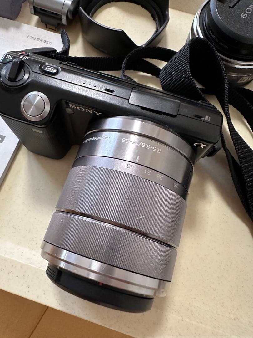 SONY NEX-5 ミラーレス一眼　ダブルレンズキット