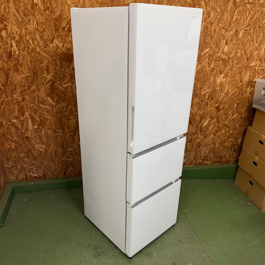 334 2025年製　大型冷蔵庫　300L強　小型　自動製氷　右開き　3ドア