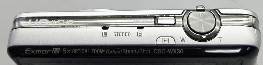 【充電器付】SONY Cyber-shot シルバーDSC-WX30