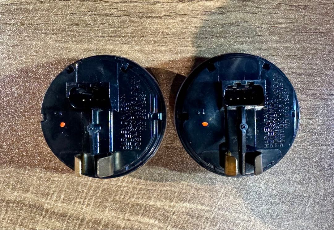 純正LEDウィンカーバレットターンシグナルインサートキット&スモークレンズ