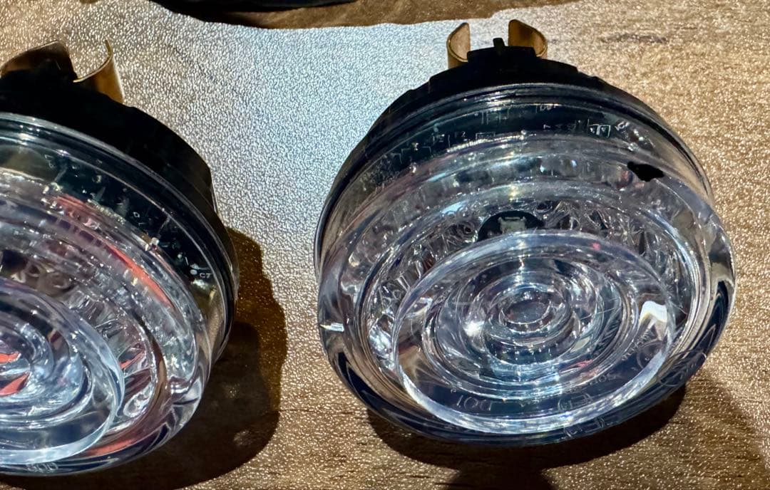 純正LEDウィンカーバレットターンシグナルインサートキット&スモークレンズ