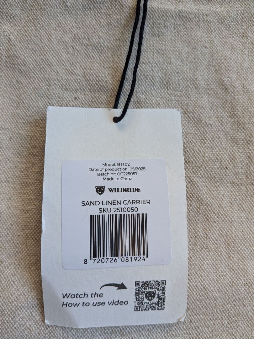 WILDRIDE (ワイルドライド) サンドリネン　ヒップシート