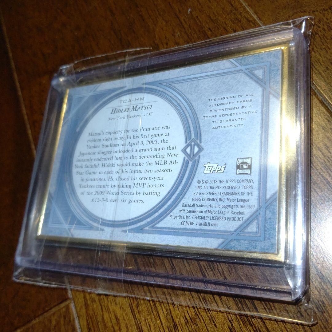 【限定出品】松井秀喜直筆サインカード