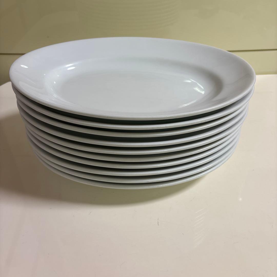 楕円型　オーバル皿　白皿　32×23cm 9枚