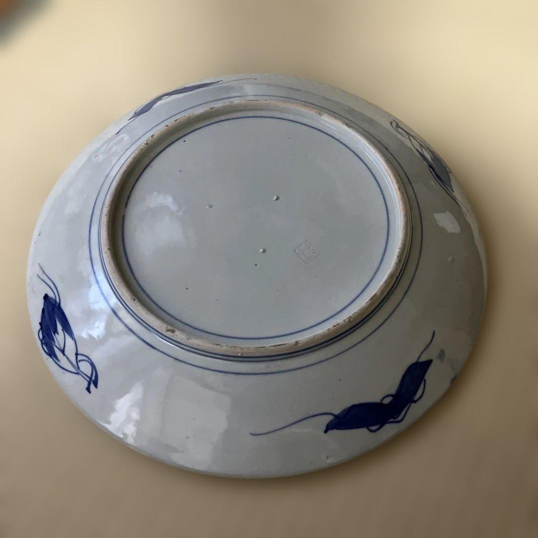 有田焼き　日本伝統陶器の大皿　直径約40cm アンティーク