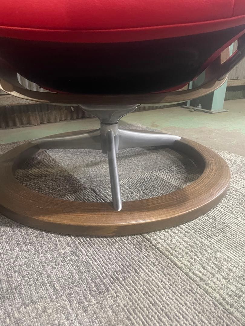 エコーネス　ストレスレスチェア　オットマン付き