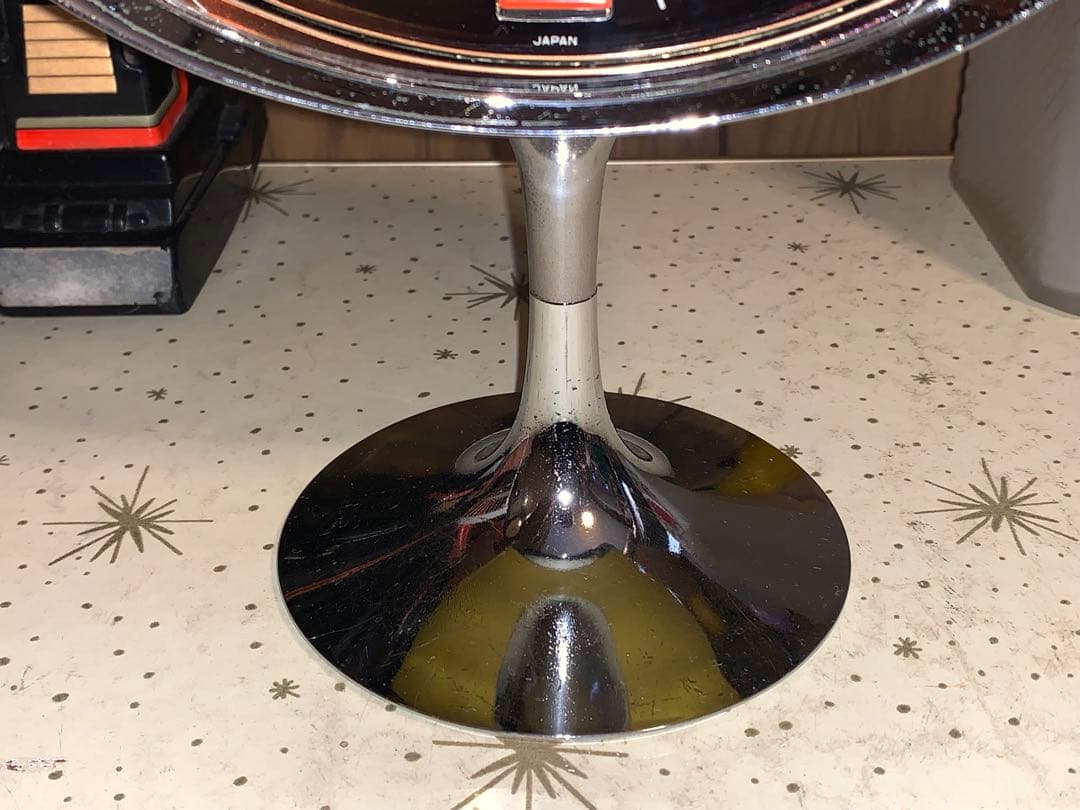 昭和レトロ　動作品　シチズン CITIZEN アラーム付　置時計　スペースエイジ