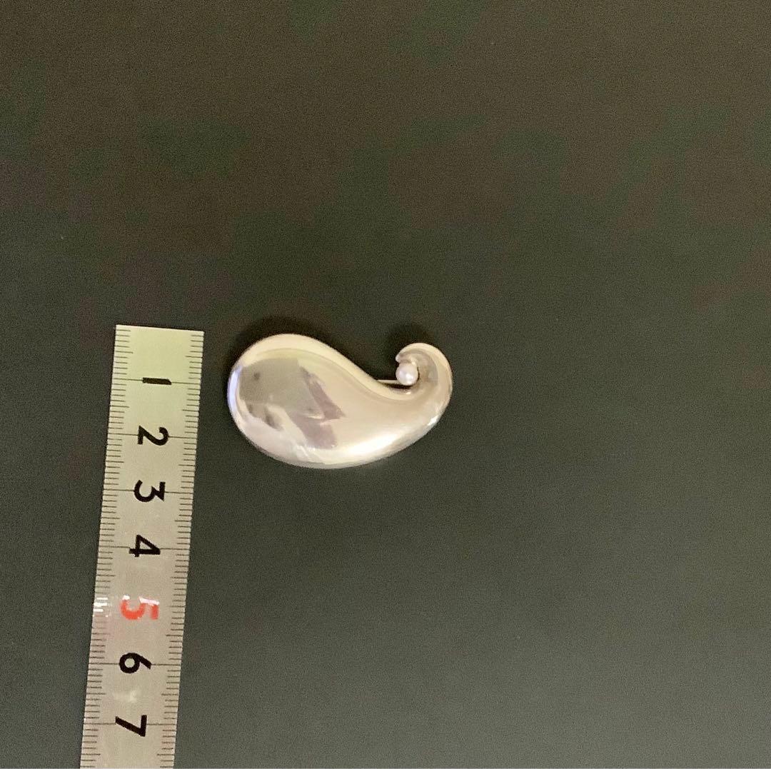 mint様用　ジョージ・ジェンセン　ブローチ　帯留にも　パールと銀