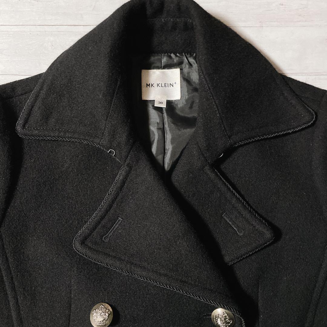 ピーコート ウール ジャケット 黒 平成ギャル y2k ダーク パンク nana