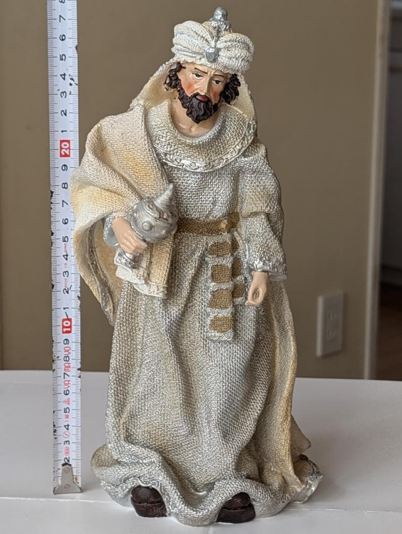 【大幅値下げ·新品同様】キリスト降誕人形７ピースセット