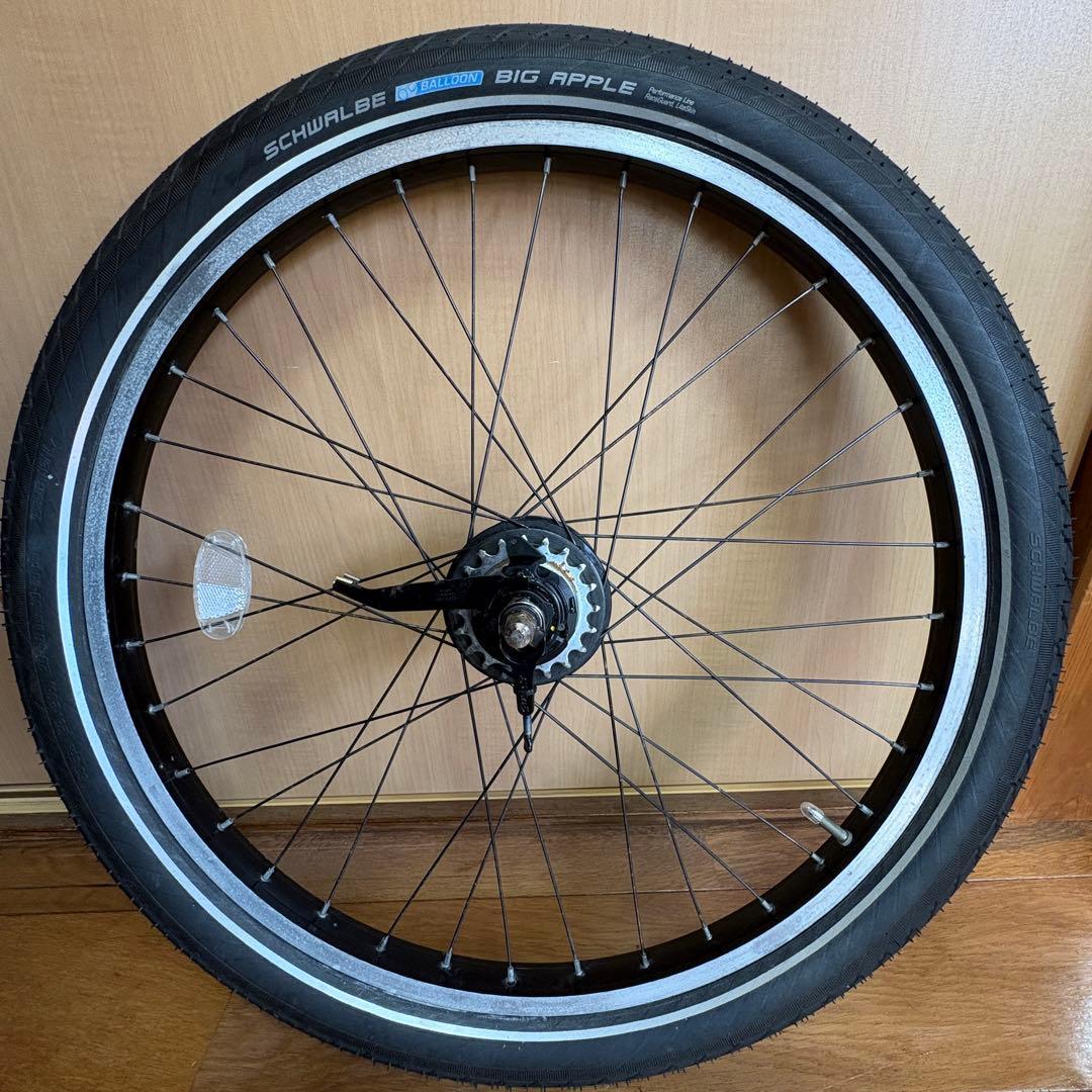 【中古】ALFINE アルフィーネ11s 26インチタイヤホイール前後セット