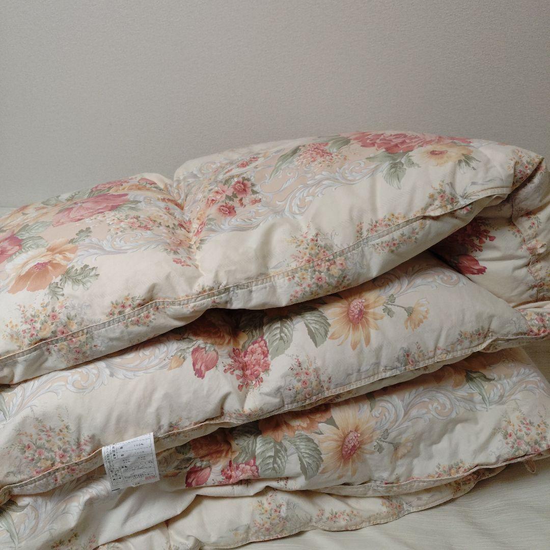 羽毛掛け布団 　中古