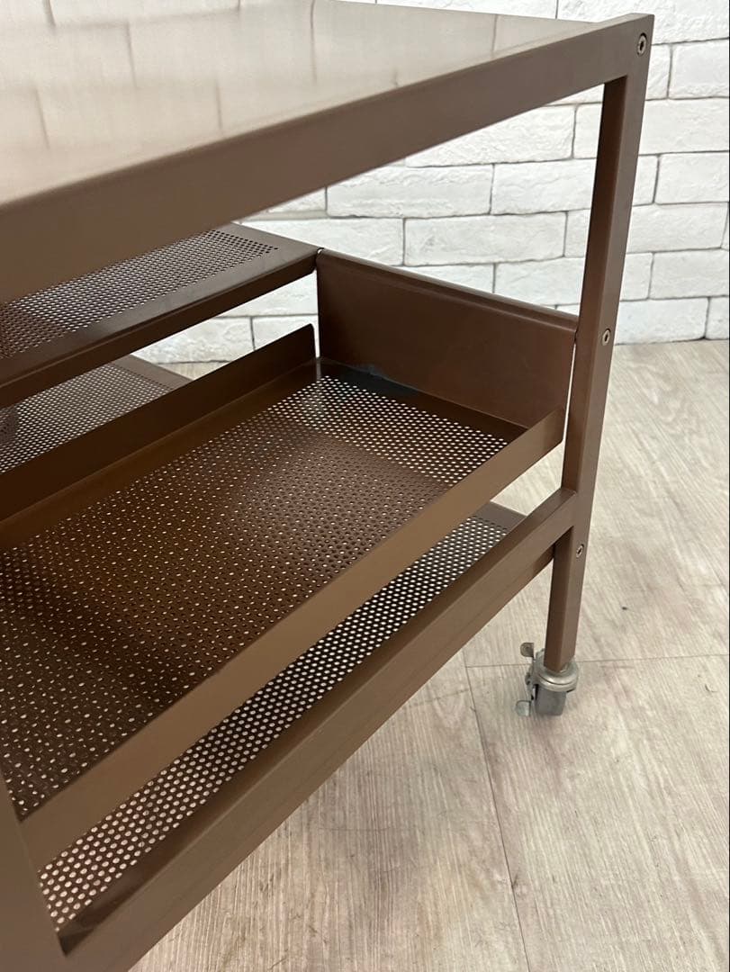 【東京都内23区配送無料】ビンテージ　インダストリアル　ワゴン　ガレージ　収納