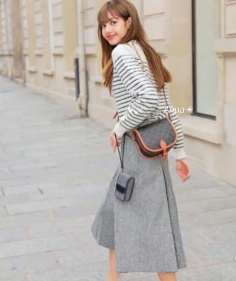 CELINEセリーヌ☆ミディアム フォルコバッグ トリオンフキャンバス＆カーフ☆