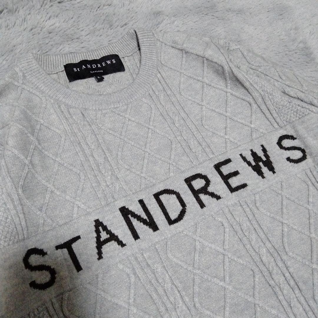 STANDREWS☆ニット/セーター☆L ゴルフ/スポーツ