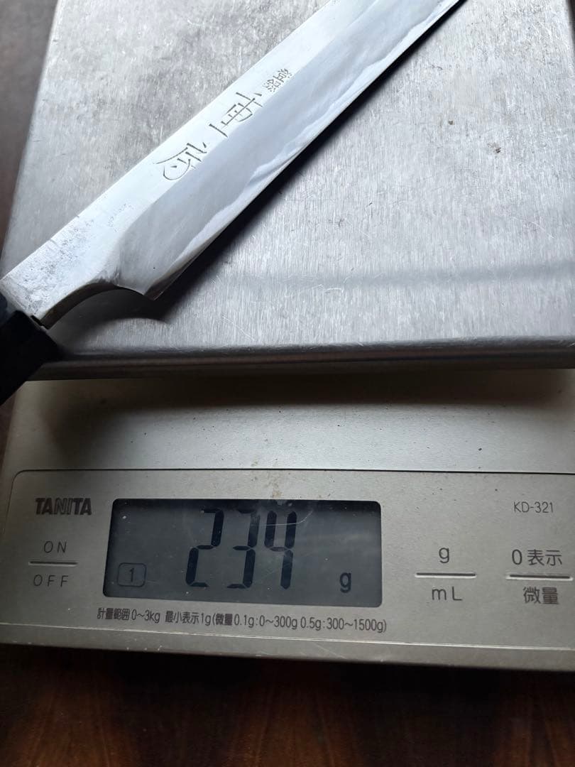 重房　霞　柳刃　270mm 9寸　包丁　和包丁　会津　黒檀　八角柄