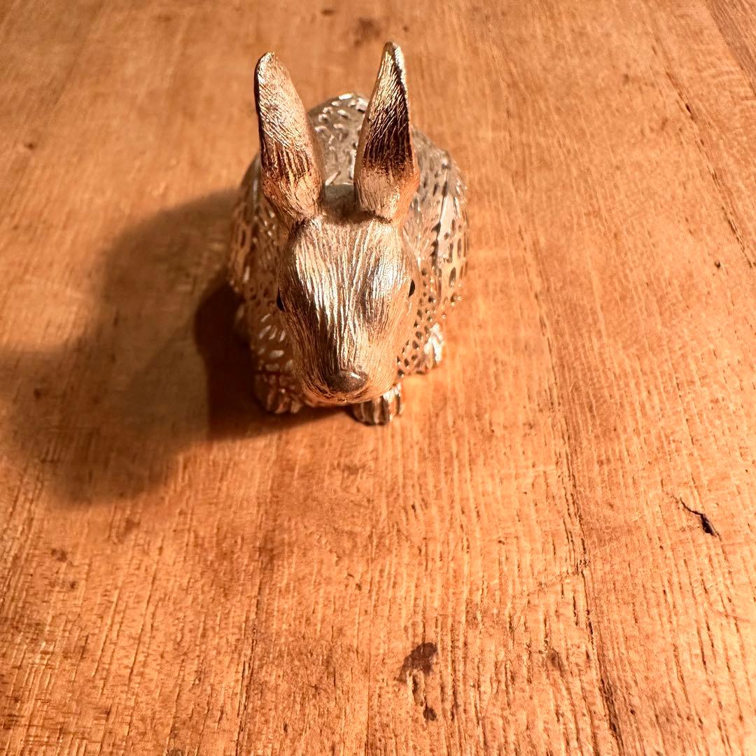 クリストフル　うさぎ　オブジェ