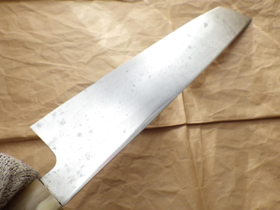 源泉正作★鱧切り包丁尺１寸/ ★本水牛柄★堺打刃物★記名有り　162