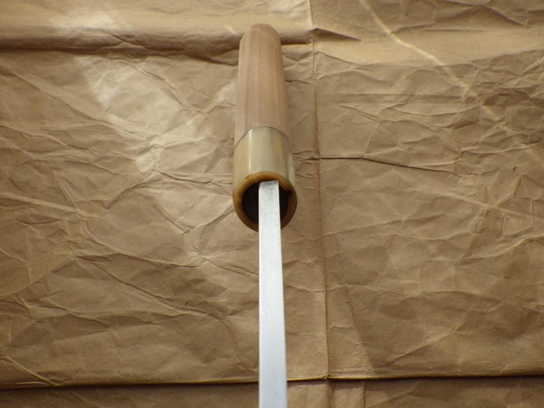 源泉正作★鱧切り包丁尺１寸/ ★本水牛柄★堺打刃物★記名有り　162