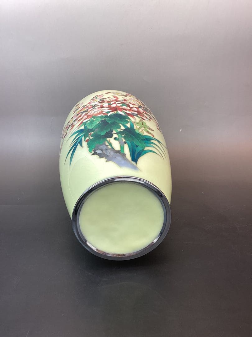 七宝焼　四君子文 花瓶 31cm 送料込み ［Myday専用￼ ］