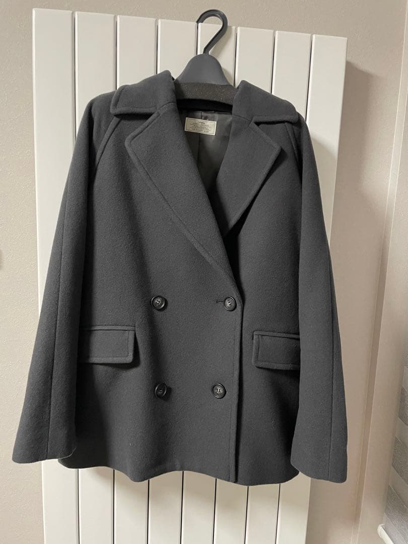 jsレリューム 尾州ウールショートpコート