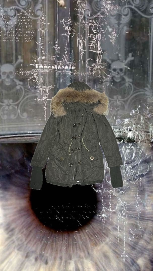 ファー付きモッズコート フェリーグランジ 亜熱帯