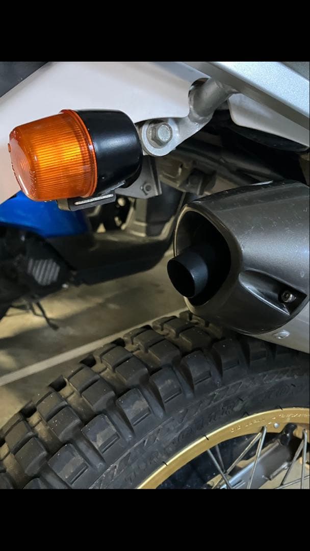 セロー250 DELTA バレル4 マフラー オリジナルバッフル付き