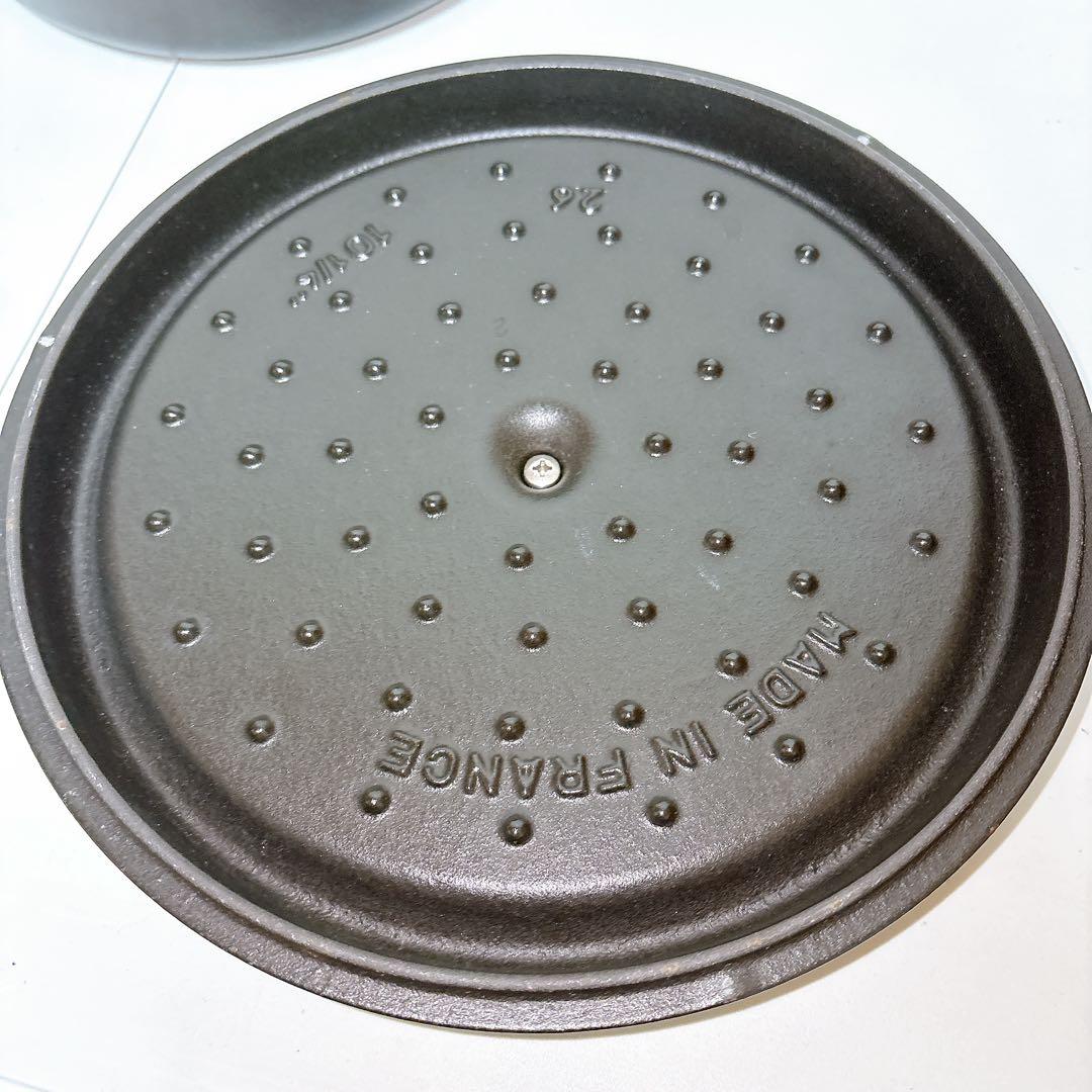 STAUB LA COCOTTEピコ ココット ラウンド ブラック 26cm