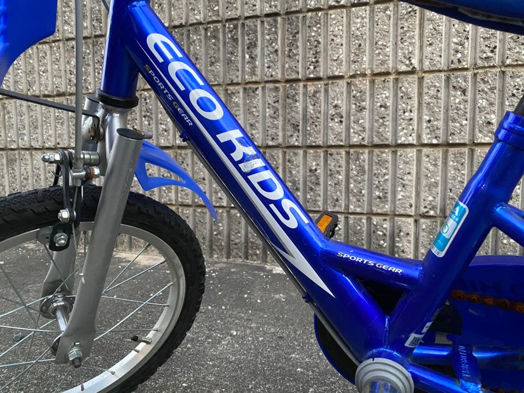 ブリヂストン　ECO KIDS 子供用自転車 青16インチ　愛知県引き取り