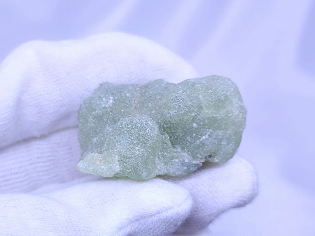 コンゴ産　プレナイト　原石　標本　エピドート 共生　2個セット　ぶどう石　天然石