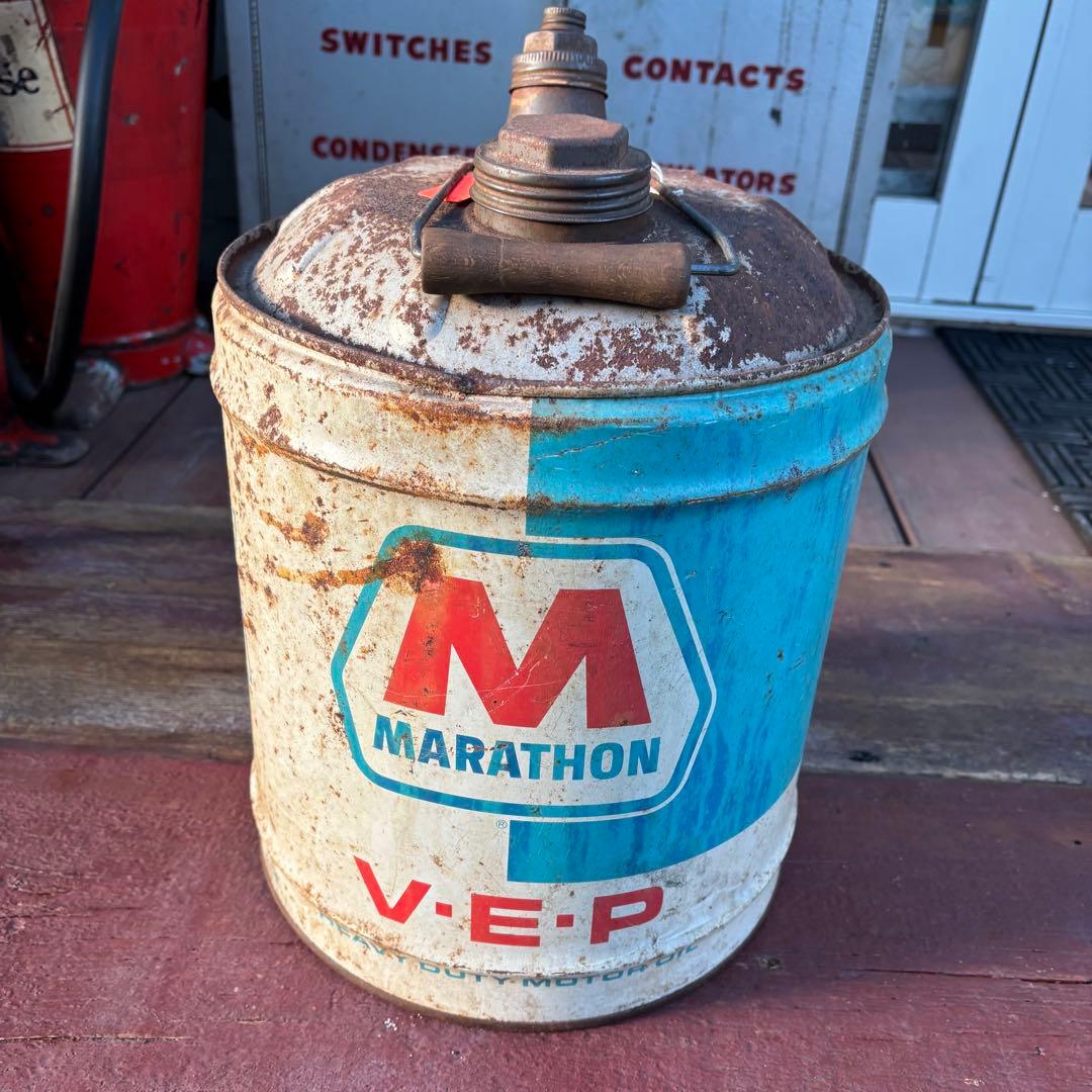 USA VINTAGE MARATHON 5ガロン缶