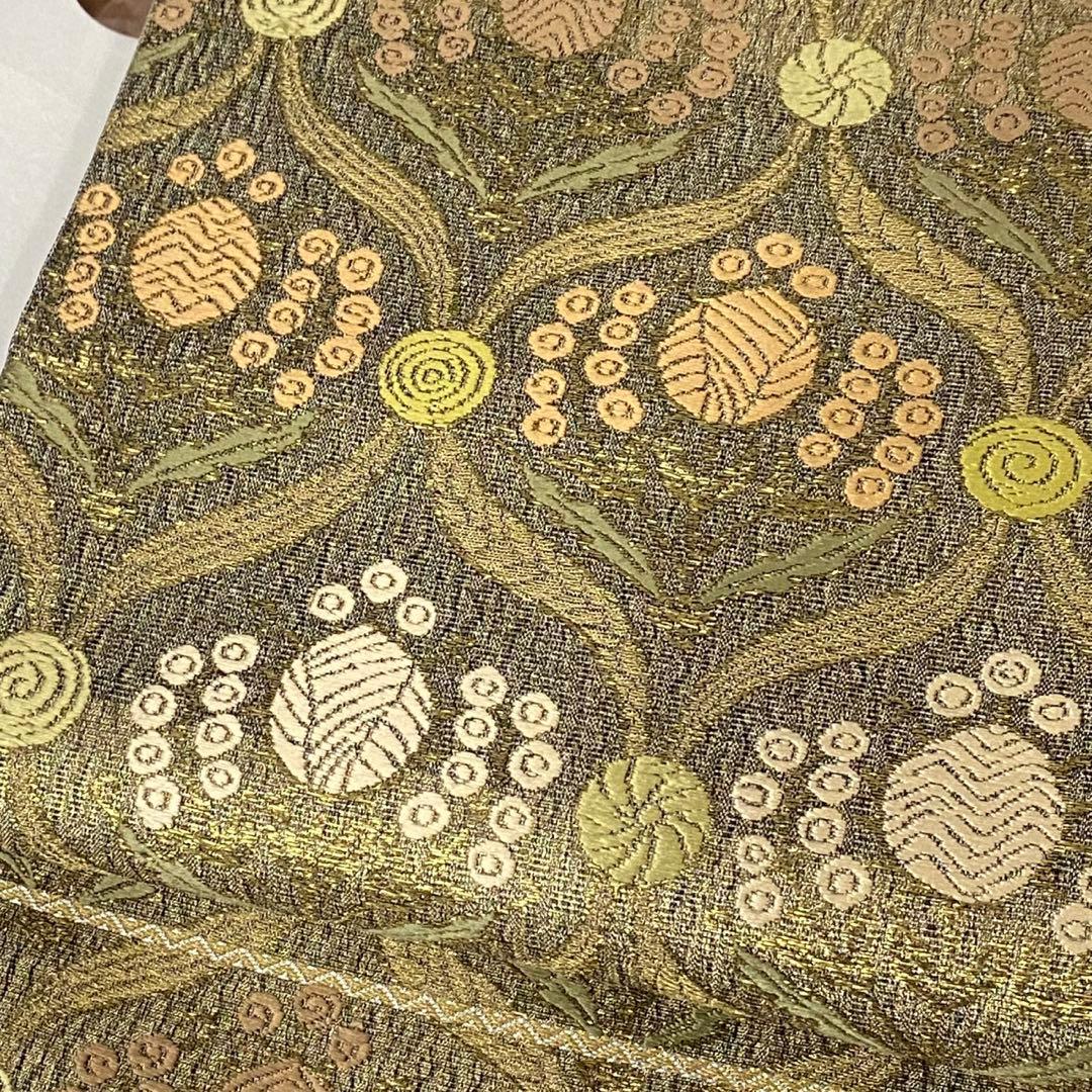 ぱぴよん様　　　　　　　　未使用保管品　正絹　6通袋帯　さが美