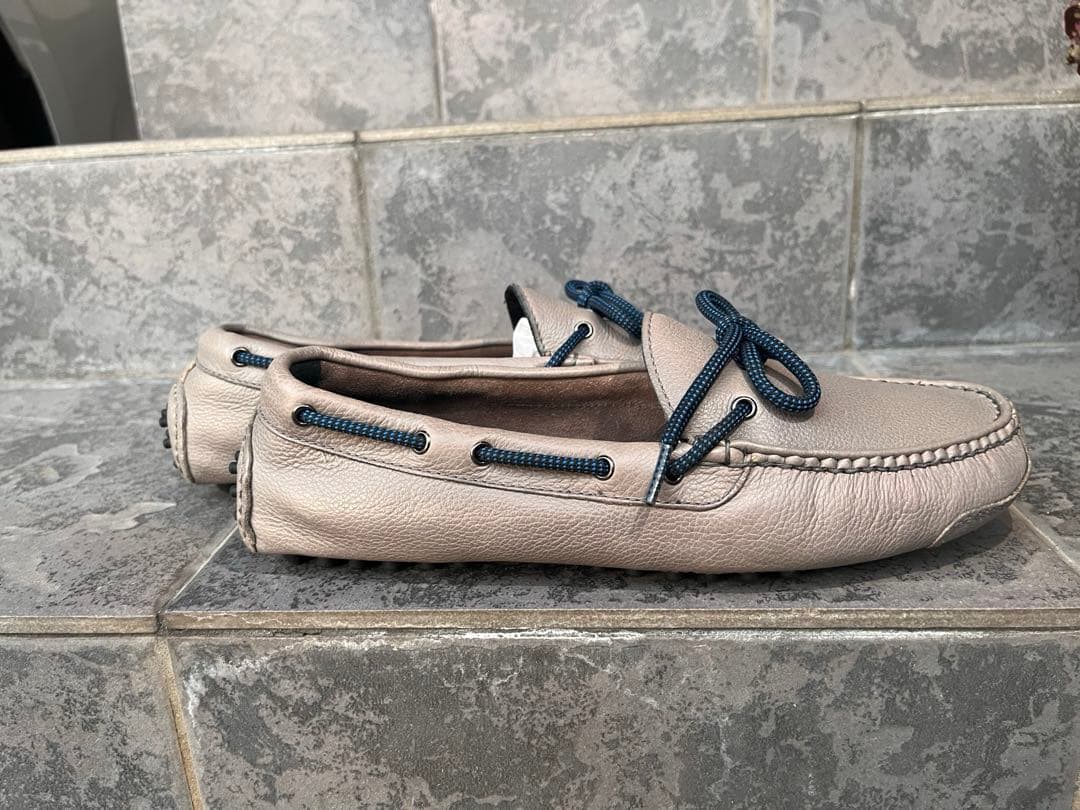 美品 Cole Haan コールハーン ドライビング グレー ローファー8