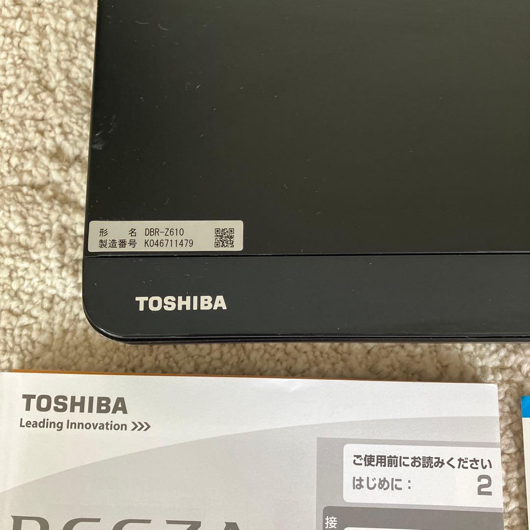 東芝 レグザブルーレイレコーダーDBR-Z620 500GB 2番組同時録画対応