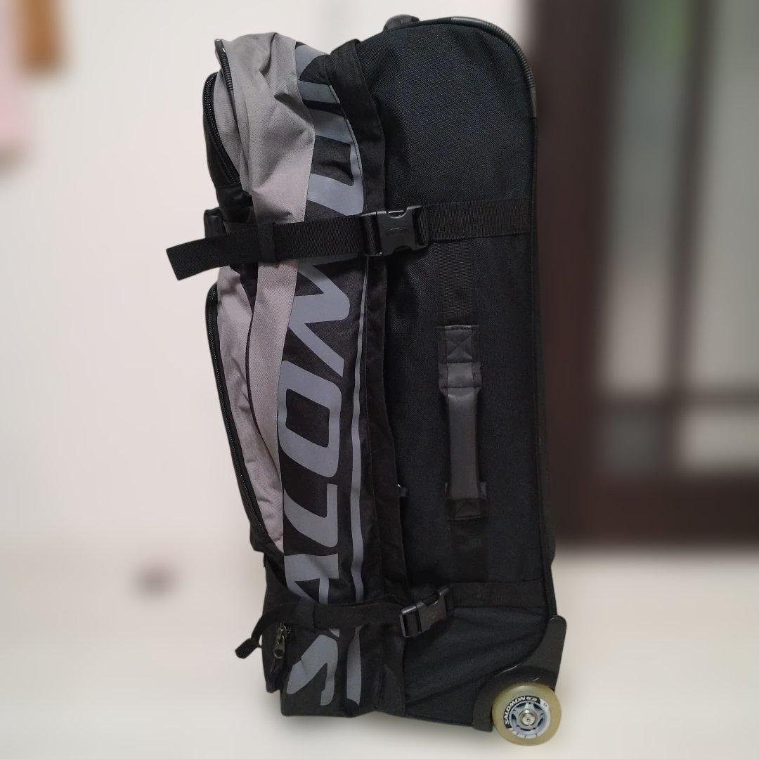 SALOMON サロモン　スキー用キャリーバッグ 大型 ブラック/グレー