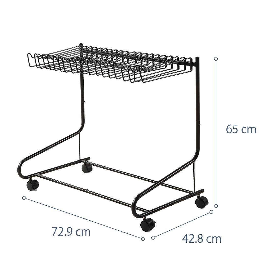 コンパクトズボンハンガーラック 20本キャパ キャスター付き