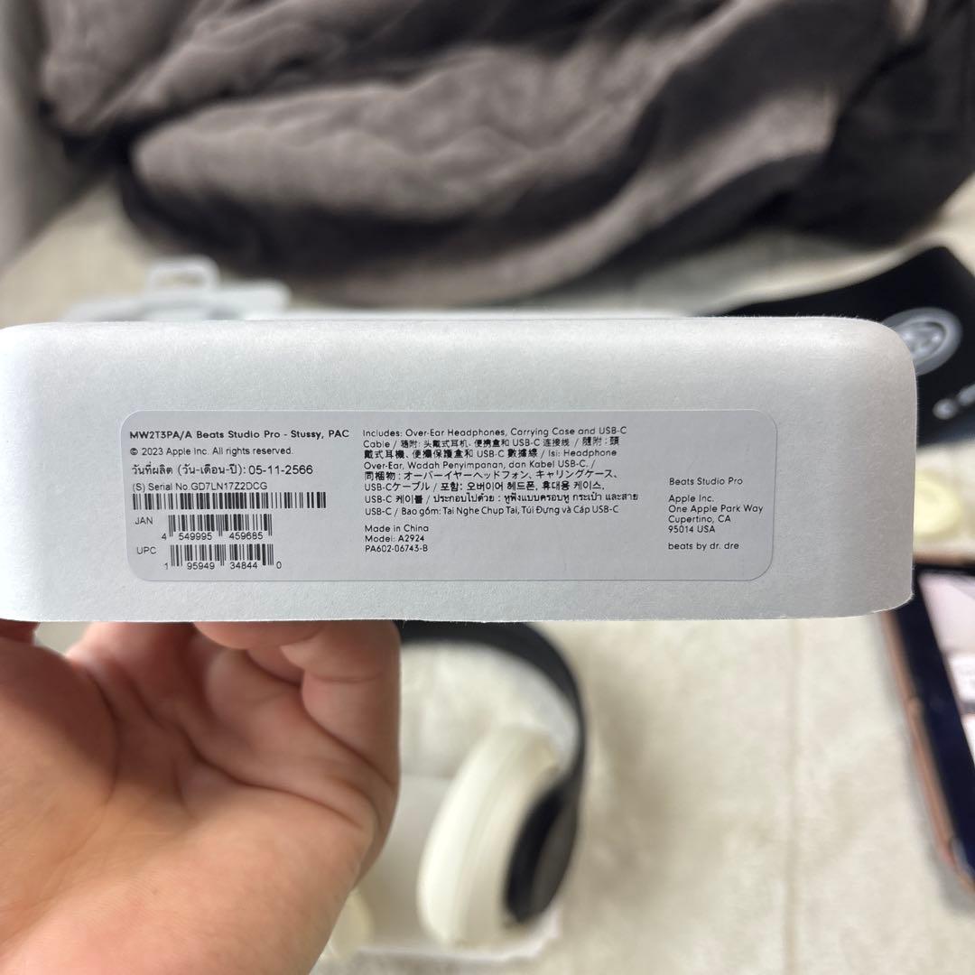STUSSY beats ワイヤレスヘッドフォン ホワイト