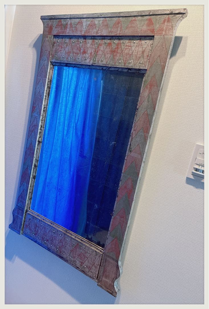 アートミラー　イギリスヴィンテージ　ハンドメイド　直引き取り歓迎！