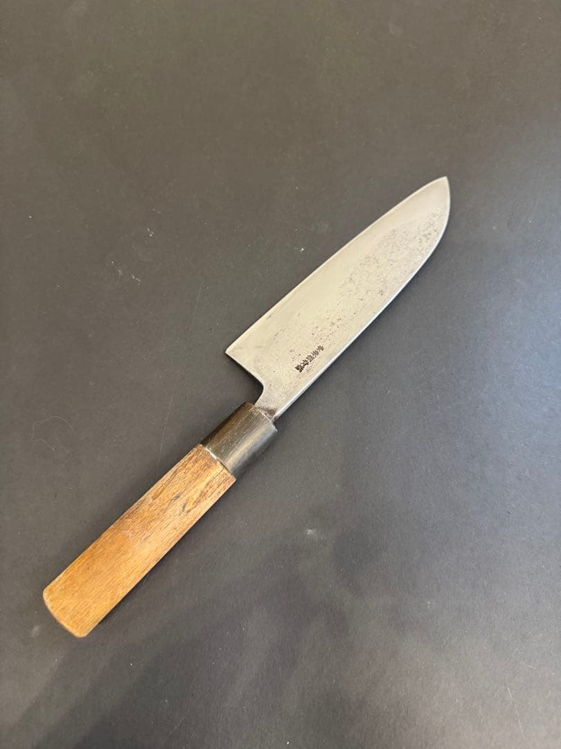 日本橋木屋　三徳包丁　青紙　年代物