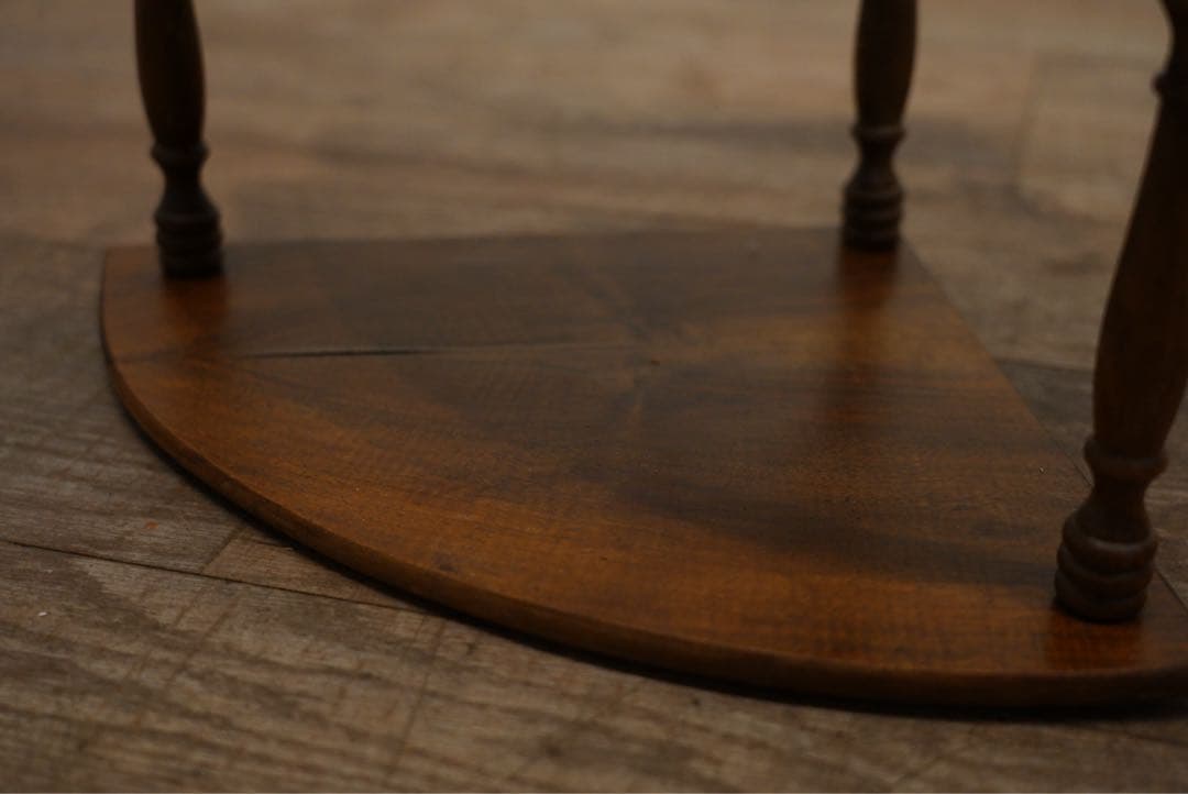 フランスアンティーク　シェルフ　壁掛け可能　コーナー　棚