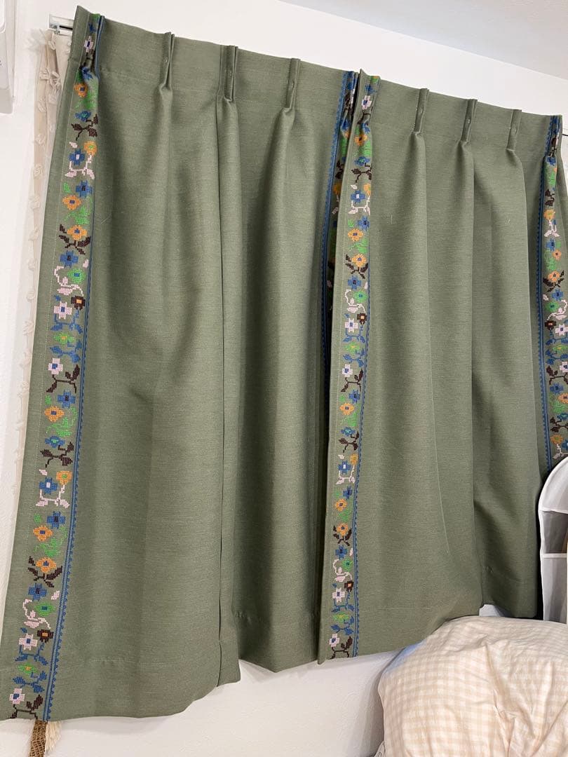 unico FLMINO(フルミノ) カーキ ドレープ カーテン