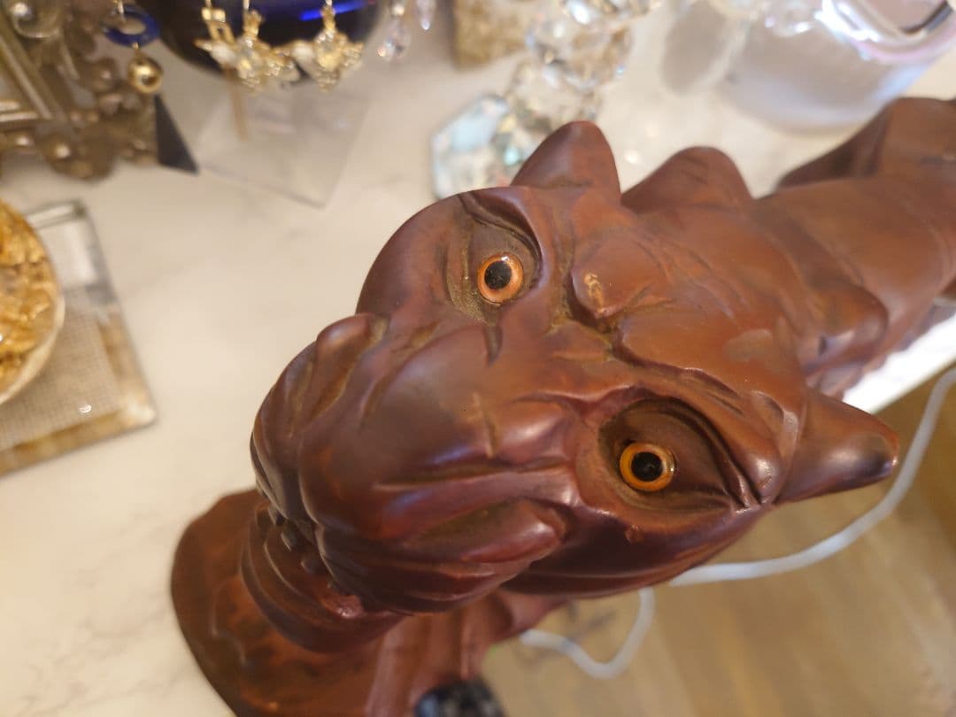 アンティーク　虎置物　風水