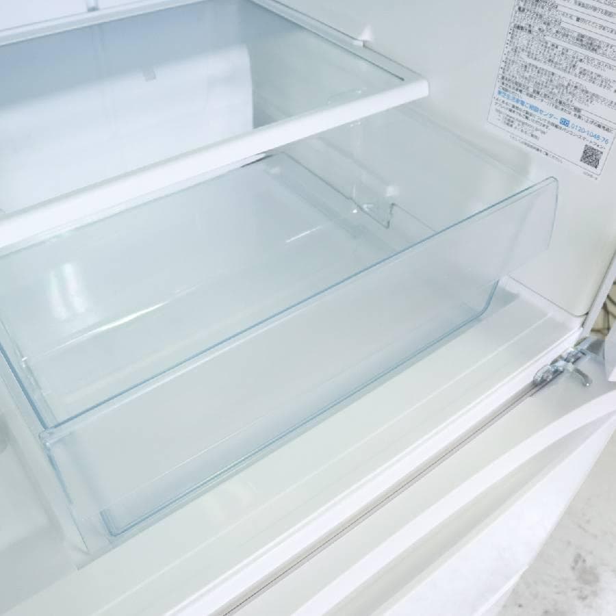 東芝 ベジータ 330L 3ドア 冷蔵庫 GR-M33SXV(EW) 自動製氷