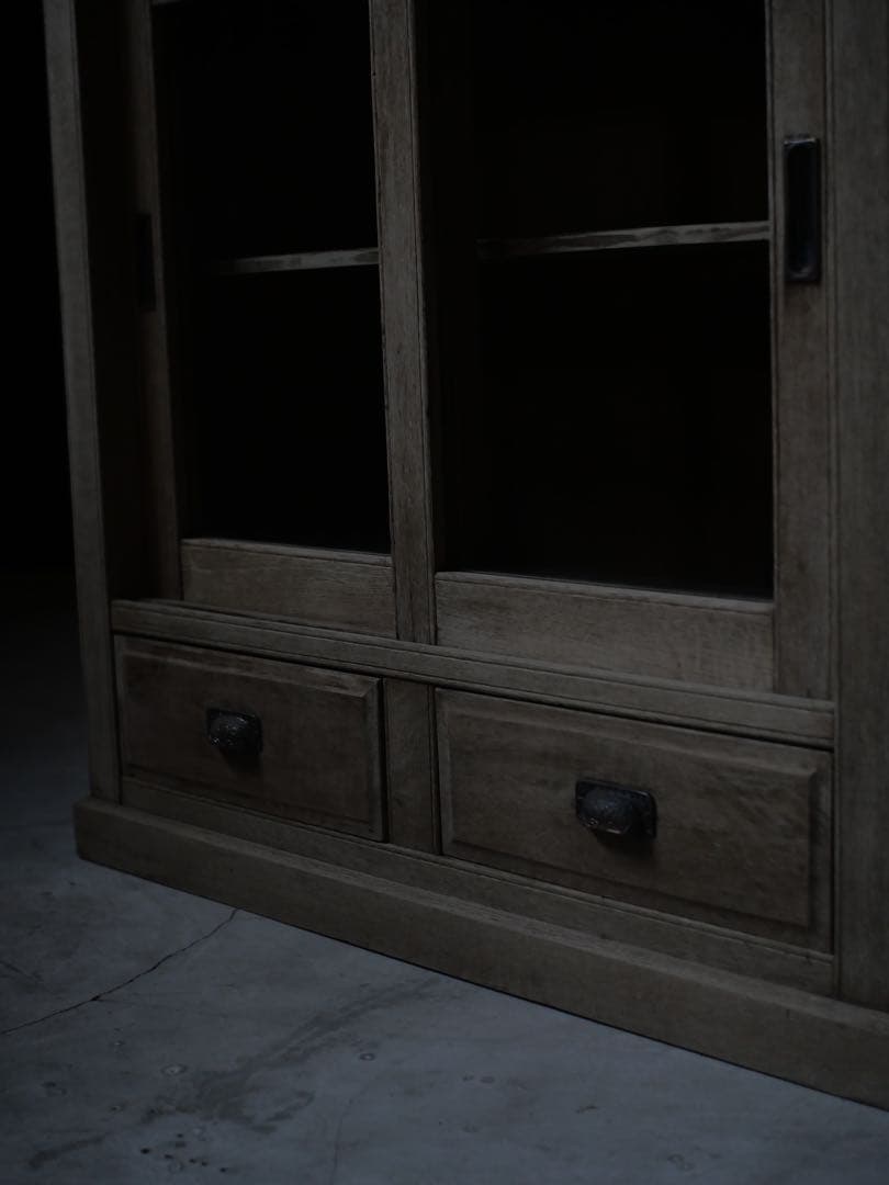 食器棚　収納棚　棚　キッチン　器　作家　古家具　古道具　アンティーク　昭和レトロ